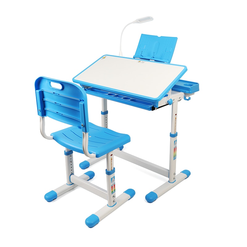 2020 Multifunctional Children Desk and Chair Set Kids Study Table Ergonomic Student Adjustable Writing Desk Combination Desktop