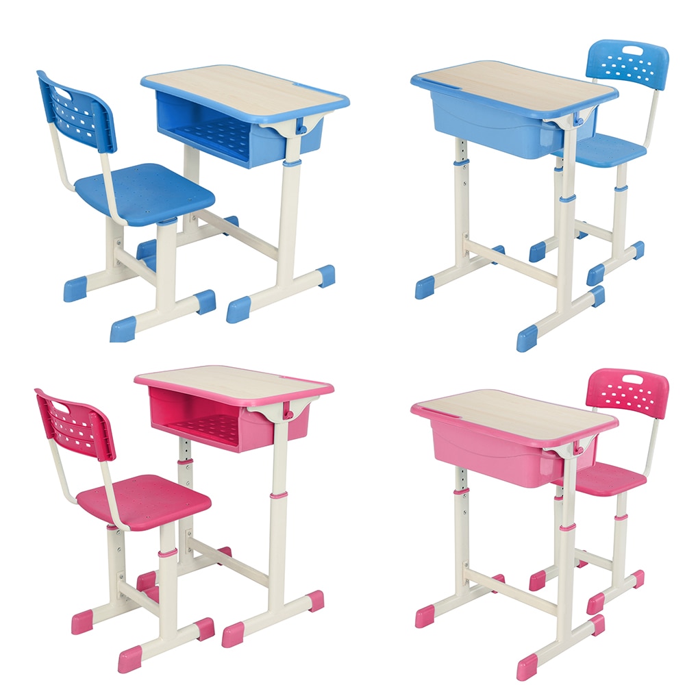 Multifunctional Kid Study Desk Children Student Desk Homework Ergonomic Student Adjustable Desk And Chair Combination Desktop
