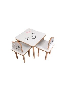 Wooden Child Desk Chair Set Child Desk Activity Table Study Desk Painting Book Gift