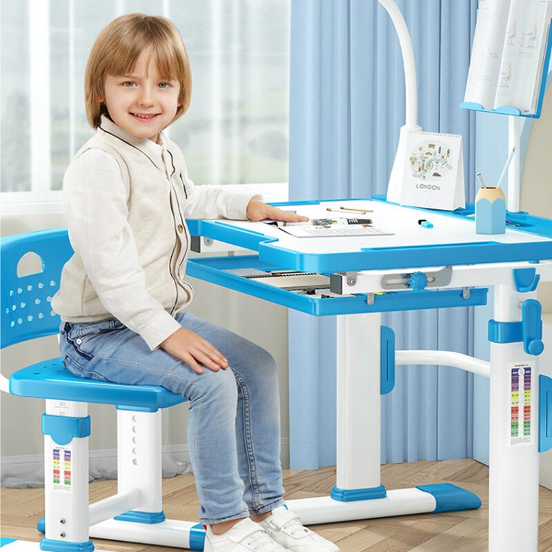 Delivery Children's Study Table Combination Desktop Furniture Baby Homework Desk Ergonomic Student Adjustable Desk And Chair