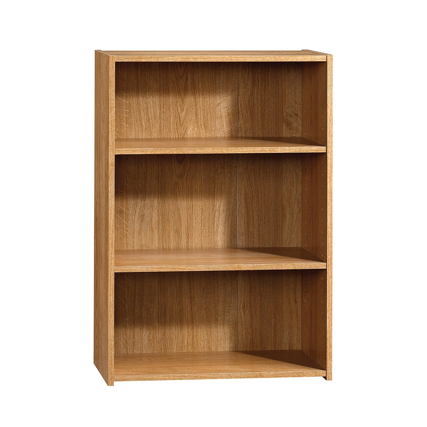Sauder Beginnings 3-Shelf Bookcase, Highland Oak